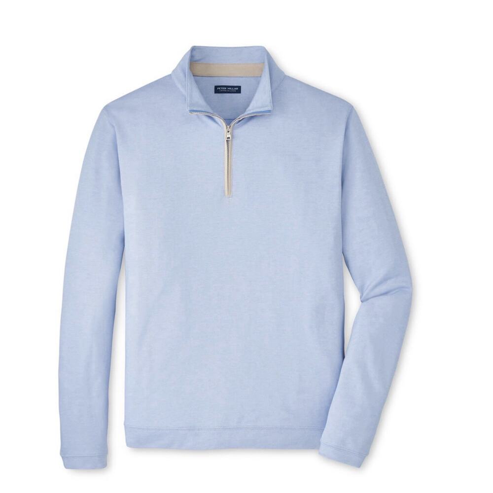 BNWT PETER MILLAR Crown Crafted Albatross Men’s Cotton Blend Pique 1/4 Zip XXL